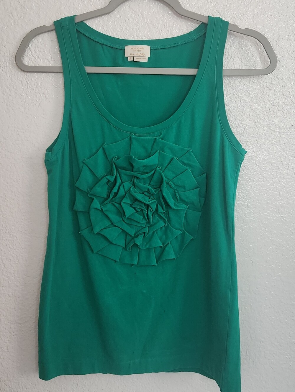 Kate Spade Emerald Green Tank Top. Size S